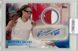 2016 TOPPS U.S. Olympic Team Brittney Griner Autographed Relics Silver #USARBG【2/5】 Basketball