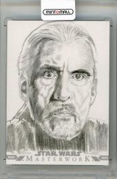2022 TOPPS Star Wars Masterwork  Sketch Card The Count Dooku