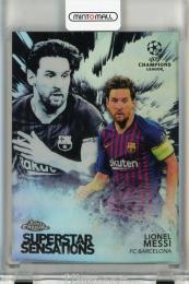 2018-19 Topps Chrome UEFA Champions League Lionel Messi Superstar Sensations #SSLM