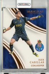 2017 Panini Immaculate Collection Iker Casillas Bronze #82【17/25】《傷、白かけあり》