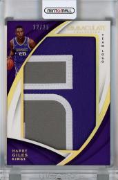 2017-18 Panini Immaculate Collection  Harry Giles Jumbo Patches Team Logo #85 ※白かけあり 12/25