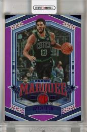 2021-22 Panini Chronicles  Jayson Tatum Marquee Purple #358 31/49