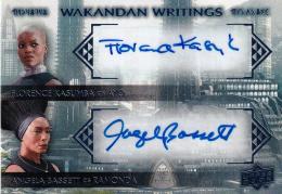 2018 Black Panther  Florence Kasumba/Angela Bassett  Wakandan Writings Dual Autographs