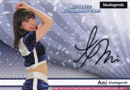 2019 BBM チアリーダー「Dancing Heroine-舞-」 bluelegends Ami 直筆サインカード 57/60