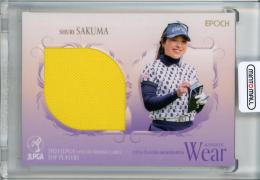 2024 EPOCH JLPGA 日本女子プロゴルフ協会 TOP PLAYERS 佐久間朱莉 #PM-23 オーセンティックウェア メモラビリアカード【072/120】
