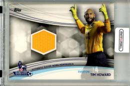 2013-14 Topps English Premier League Gold Soccer Tim Howard #JR-TH Memorabilia Relic Everton