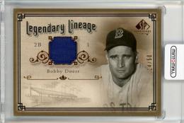 2005 SP Legendary Cuts Legendary Lineage Patch #BD Boston Red Sox Bobby Doerr 14/50