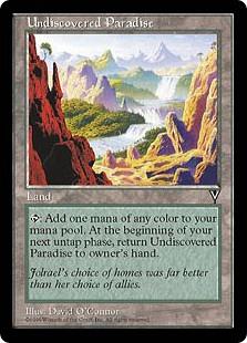MTG　英語　サインド　知られざる楽園　ヴィジョンズ　VIS ミントモール / MINT GAMES MTG(東日本橋) / 【VIS】【ENG】《知られ