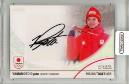 2024 EPOCH TEAM JAPAN WINTER OLYMPIANS 山本涼太 直筆サインカード ホログラムA箔【11/51】 ノルディック複合