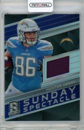 2018 PANINI Spectra Football Hunter Henry Sunday Spectacle Relic 199枚限定 /21