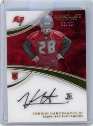 2016 PANINI Immaculate Collection Football Vernon Hargreaves Rookie Autograph 99枚限定 /56