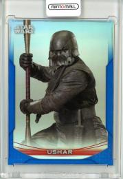 2020 Topps Chrome Star Wars Perspectives vs The First Order  Ushar 47F Blue Refractor 132/150