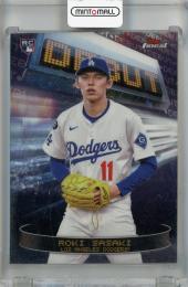 2025 Topps Finest Roki Sasaki  Debut #D-28 RC ※初期傷あり Los Angeles Dodgers