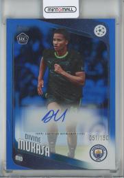 2025-26 Topps UEFA Club Competitions Divine Mukasa Autographs Blue Foil #BADK【051/150】 Manchester City