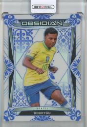 2024-25 Panini Obsidian Rodrygo Electric Etch Marble Flood #53【1/8】 Brazil