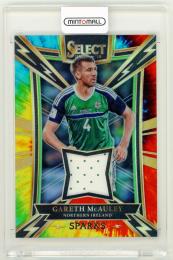 2017-18 Panini Select Gareth McAuley Sparks Memorabilia Tie-Dye Parallels【3/30】 Northern Ireland