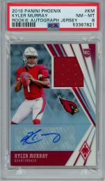 2019 PANINI Phoenix Football Kyler Murray Rookie Autograph Jersey 75枚限定 /35 #KM PSA8 NEAR MINT-MINT