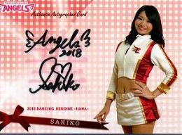 BBM2018チアリーダー 華  SAKIKO 直筆サインカード 35/60
