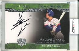 2024 EPOCH 日本プロ野球OBクラブオフィシャルカード CAREER ACHIEVEMENTS 飯田哲也 AUTHENTIC AUTOGRAPH 直筆サインカード 銀箔版【12/48】 東京ヤクルト