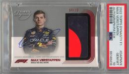 2022 Topps Dynasty Formula 1 Max Verstappen Dynasty Autograph Patch #DAP-MVII【04/10】【PSA10】 Oracle Red Bull Racing