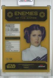 2023 Topps Finest Star Wars  Princess Leia Organa Enemies of the Empire Gold Refractors 30/50