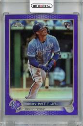 2022 Topps Chrome Update Series Bobby Witt Jr. Purple #USC35 RC Kansas City Royals