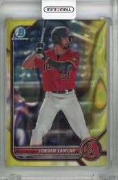 2022 Topps Bowman Draft Jordan Lawlar Chrome Yellow Lava #BDC-78 ※初期傷あり【35/75】 Arizona Diamondbacks