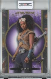 2022 Topps Star Wars Masterwork  Jannah Base #24 Purple 25/50