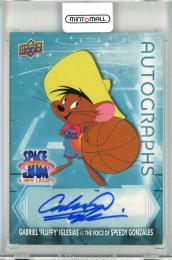 2021 Upper Deck Space Jam A New Legacy  Gabriel "Fluffy" Iglesias as The Voice of Speedy Gonzales Autograph　※裏面に初期傷があります。