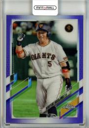 2021 Topps Chrome NPB 巨人 中島宏之 Base, Purple Parallel 187/299