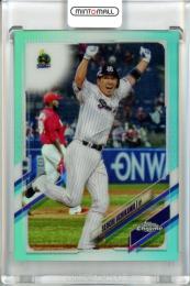 2021 Topps Chrome NPB 東京ヤクルト 内川聖一 Base, Aqua Parallel 130/199
