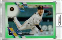 2021 Topps Chrome NPB 巨人 鍵谷陽平 Base, Green Parallel 05/99