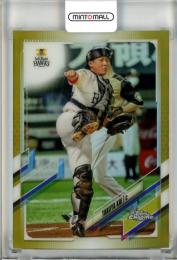 2021 Topps Chrome NPB 福岡ソフトバンク 甲斐拓也 Base, Gold Parallel 43/50