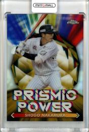 2021 Topps Chrome NPB 千葉ロッテ 中村奨吾 Prismio Power, Gold Parallel 38/50