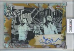 2025 Finest WWE JD McDonagh Finest Moments Signatures Gold Refractors #FMSJDM【07/50】