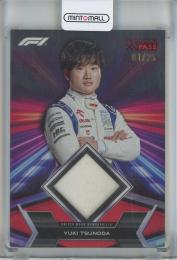 2024 Topps Paddock Pass Formula 1 Yuki Tsunoda Paddock Pass Relics Red #FRTSU【01/25】