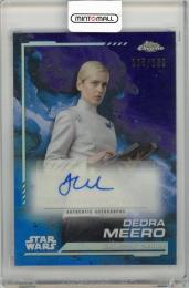 Topps Chrome Star Wars  Denise Gough as Dedra Meero Autographs Kamino Aqua Refractors #AUDG 【105/199】