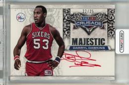 2013-14 Panini Crusade Darryl Dawkins Majestic Marks Silver Auto #25【22/25】