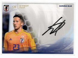 2019 エポック 日本代表SE  シュミット ダニエル 直筆サインカード 9/35