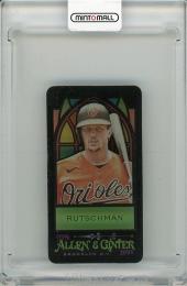 【裏面縁若干白欠け部分あり】2024 TOPPS Allen & Ginter Adley Rutschman Mini Staind Glass Card