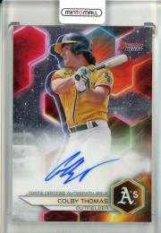 2023 Bowman's Best Colby Thomas  Best of 2023 Autographs Oakland Athletics