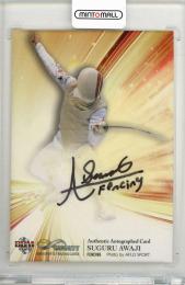 2020 BBM INFINITY 淡路卓 直筆サインカード たて版【18/59】 フェンシング