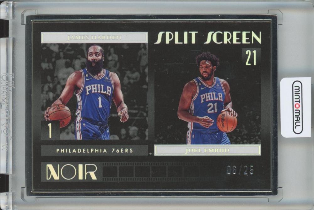 Panini Noir エンビード Embiid 直筆サインカード Auto