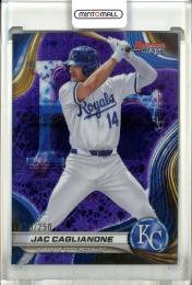 2024 Bowman's Best Jac Caglianone Purple Mojo Refractors【129/250】 Kansas City Royals