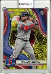 2024 Bowman's Best Wilyer Abreu Yellow Lazer Refractors【40/75】 Boston Red Sox