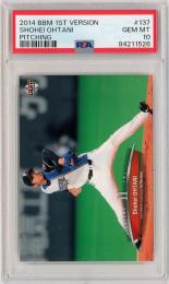 2014 BBM 1st バージョン 大谷翔平 Pitching #137【PSA10】《Gem-MINT》北海道日本ハムファイターズ