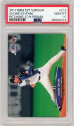 2014 BBM 1st バージョン 大谷翔平 Pitching スポーツカードマガジン プロモーションカード #242【PSA10】《Gem-MINT》北海道日本ハムファイターズ