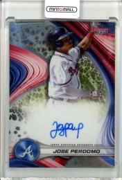2024 Bowman's Best Jose Perdomo Best of 2024 Autographs Atlanta Braves