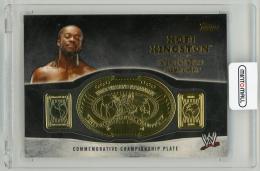 2014 TOPPS WWE Championship Belt Card Kofi Kingston