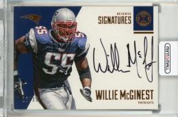 2016 Panini Encased Willie McGinest Reserve Signatures Auto #41【16/35】